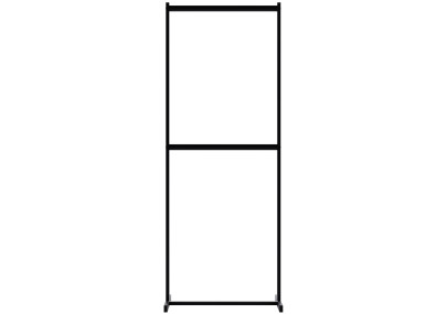 Porta ropa Helga 70x185 cm negro