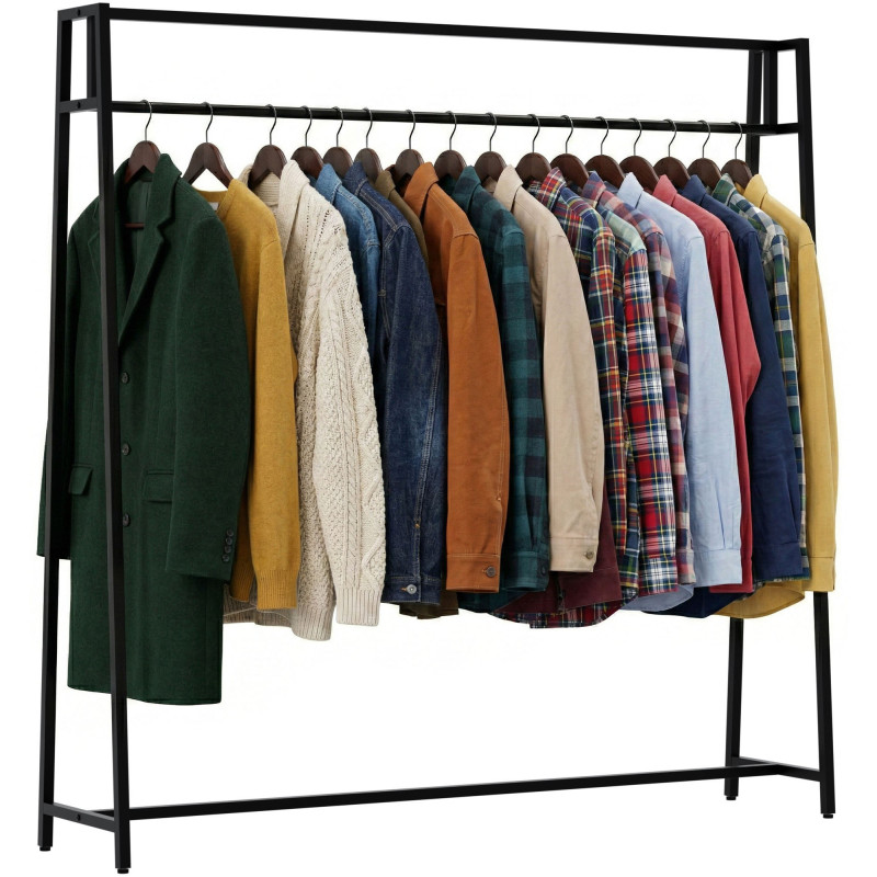 Portant à vêtements Ingar XL noir