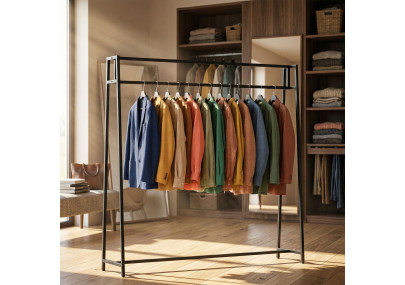 Portant à vêtements Ingar XL noir