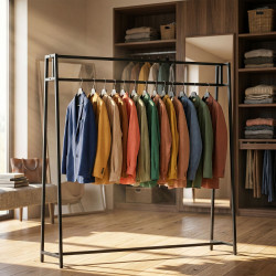 Portant à vêtements Ingar XL noir