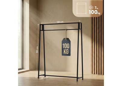 Porta-ropa Ingar L negro
