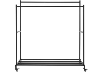 Portant à vêtements Lieska 150 cm noir