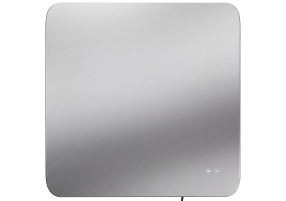 Miroir de salle de bain Ariva 80x80 cm verre clair