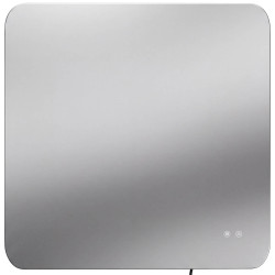 Miroir de salle de bain Ariva 80x80 cm verre clair