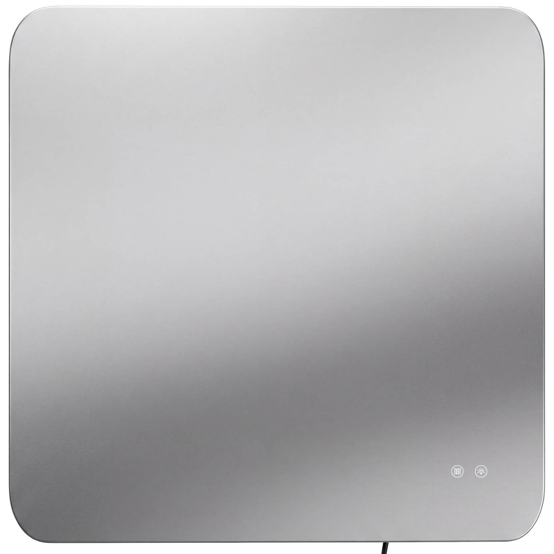 Miroir de salle de bain Ariva 80x80 cm verre clair