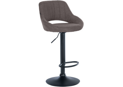 Sgabello Milet Tessuto grigio scuro,nero