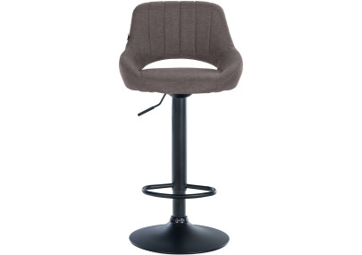 Sgabello Milet Tessuto grigio scuro,nero