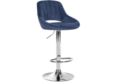 Barhocker Milet Samt chrom
