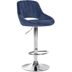 Barhocker Milet Samt chrom