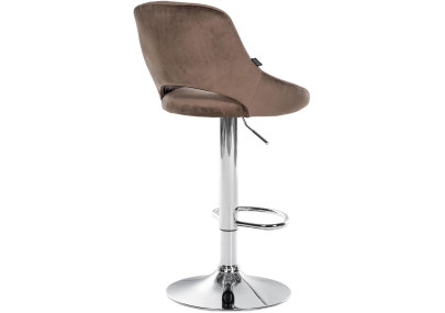 Barhocker Milet Samt chrom