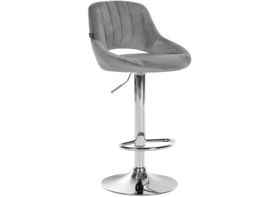 Barhocker Milet Samt chrom