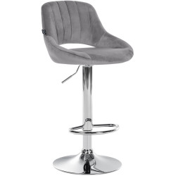 Barhocker Milet Samt chrom