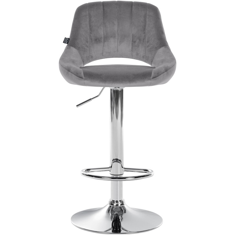 Barhocker Milet Samt chrom