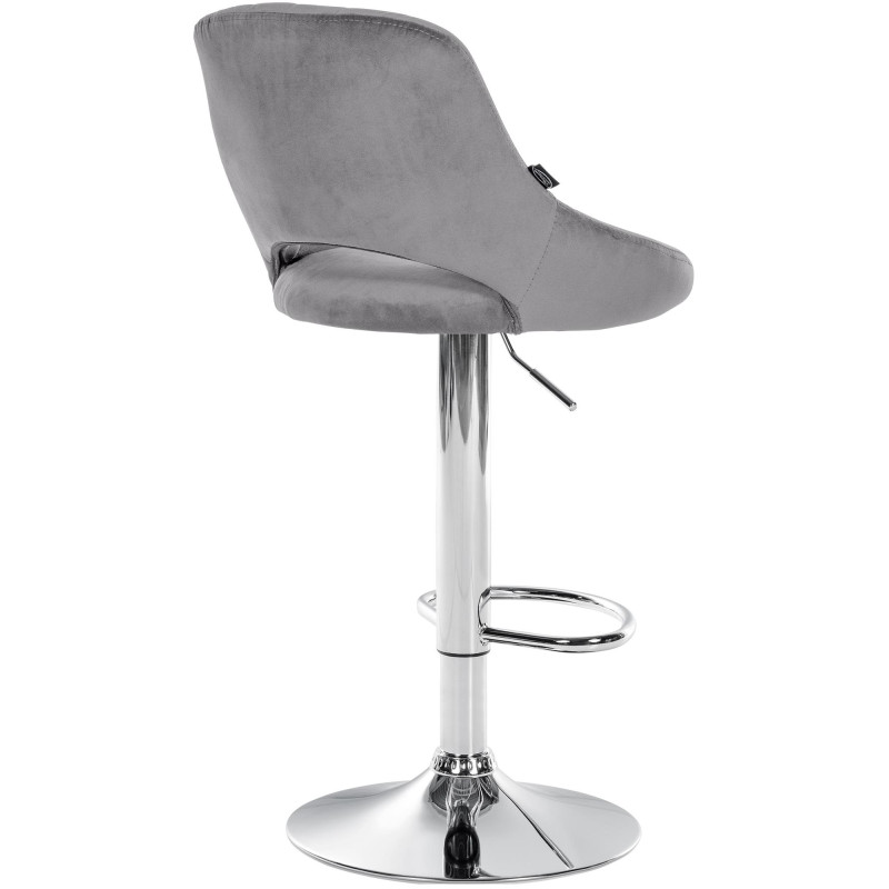 Barhocker Milet Samt chrom