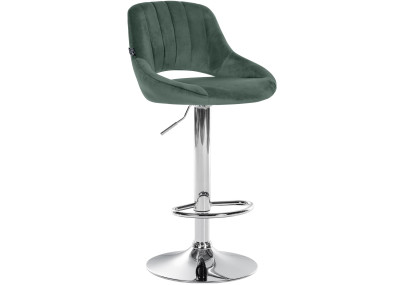 Barhocker Milet Samt chrom