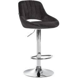 Barhocker Milet Samt chrom