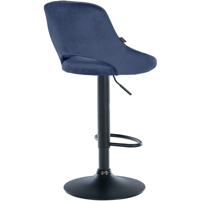 Barhocker Milet Samt schwarz