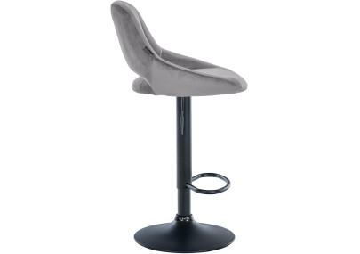Barhocker Milet Samt schwarz