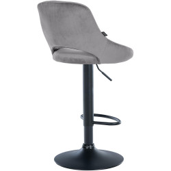 Barhocker Milet Samt schwarz