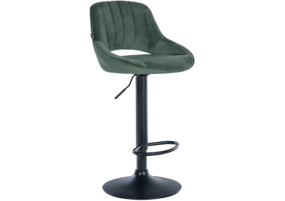 Barhocker Milet Samt schwarz