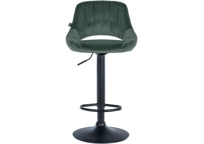 Barhocker Milet Samt schwarz