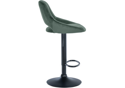 Barhocker Milet Samt schwarz