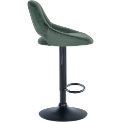 Barhocker Milet Samt schwarz