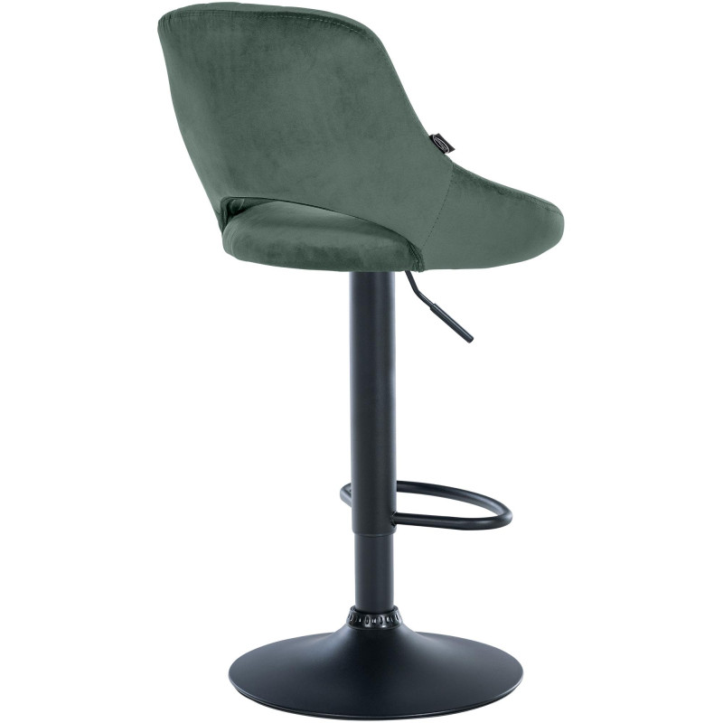 Barhocker Milet Samt schwarz