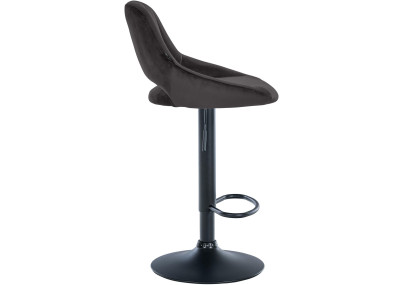Barhocker Milet Samt schwarz