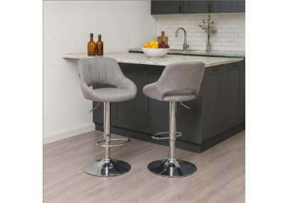2er Set Barhocker Milet Stoff C