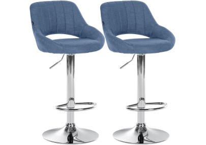 2er Set Barhocker Milet Stoff C