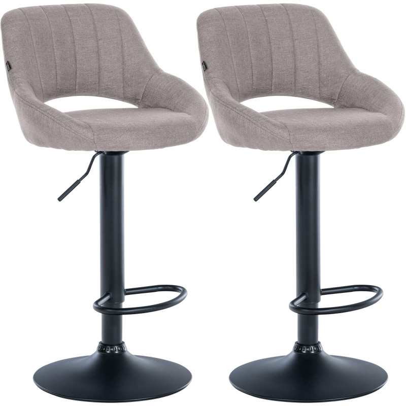 2er Set Barhocker Milet Stoff B