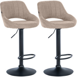 2er Set Barhocker Milet Stoff B