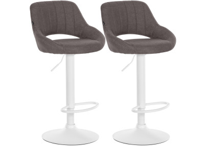 2er Set Barhocker Milet Stoff W