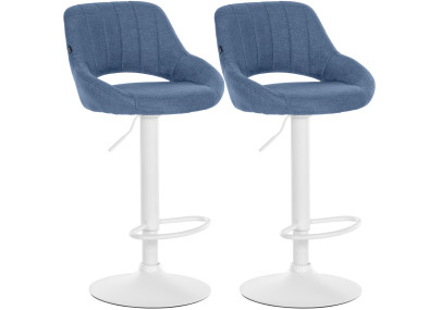 2er Set Barhocker Milet Stoff W
