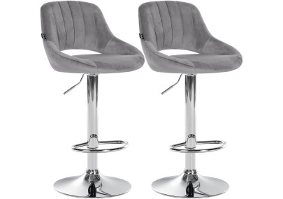 2er Set Barhocker Milet Samt C