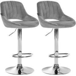 2er Set Barhocker Milet Samt C