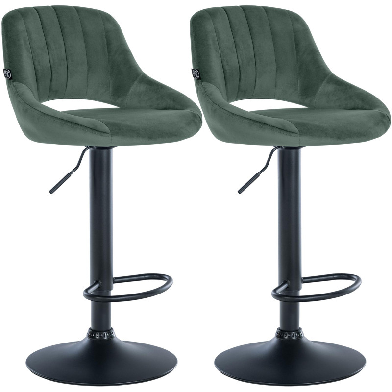 2er Set Barhocker Milet Samt B