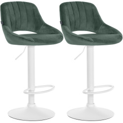 2er Set Barhocker Milet Samt W