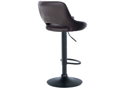 Set di 2 sgabelli da bar Milet, similpelle, marrone