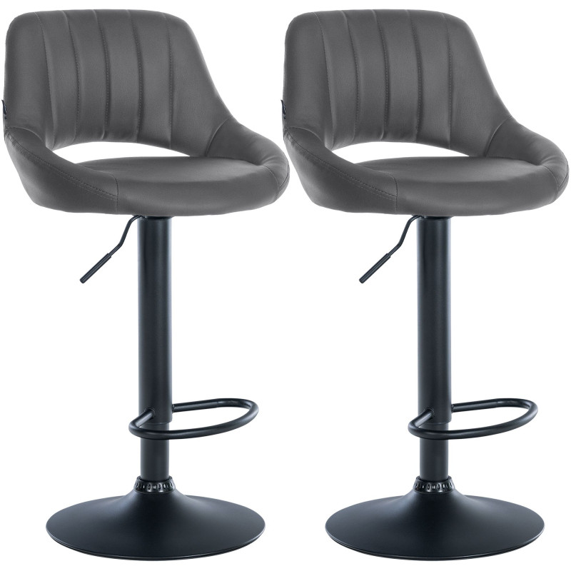 2er Set Barhocker Milet Kunstleder B