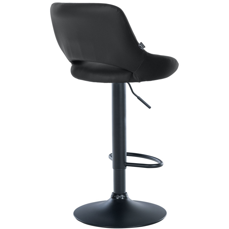 Set di 2 sgabelli da bar Milet, similpelle, nero