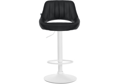 Set di 2 sgabelli da bar Milet, similpelle, nero