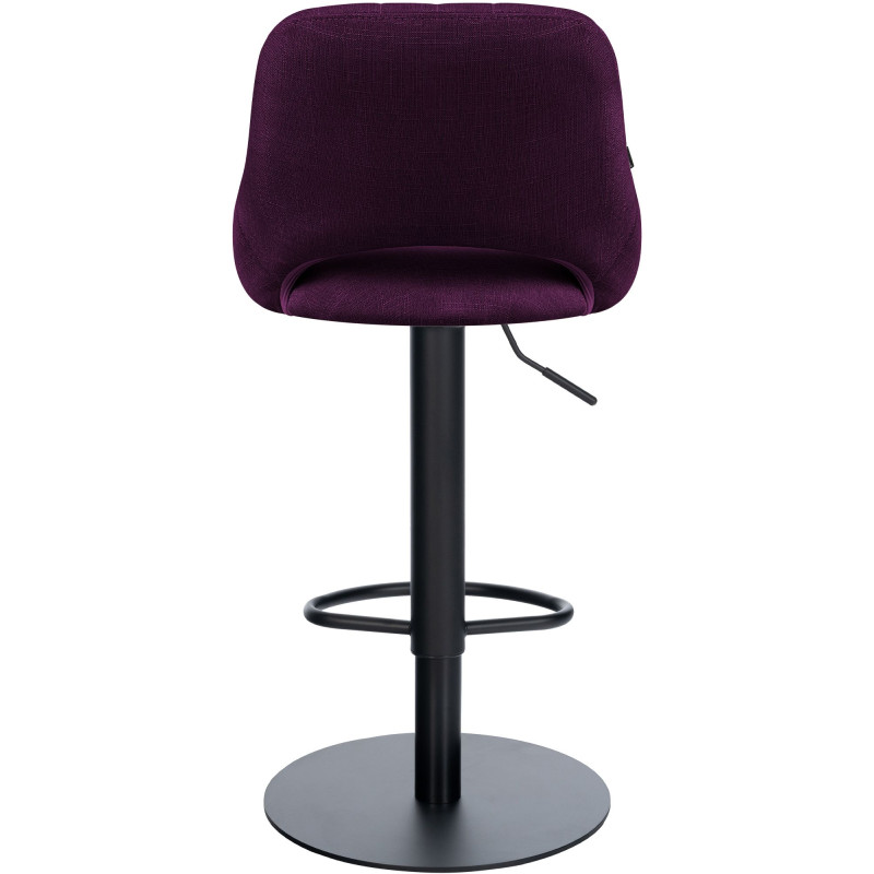 Tabouret de bar HD Milet B en tissu violet