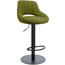 Tabouret de bar HD Milet B en tissu vert