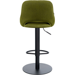 Tabouret de bar HD Milet B en tissu vert