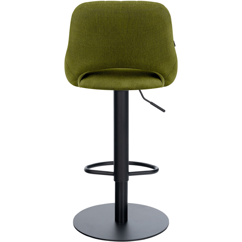 Tabouret de bar HD Milet B en tissu vert