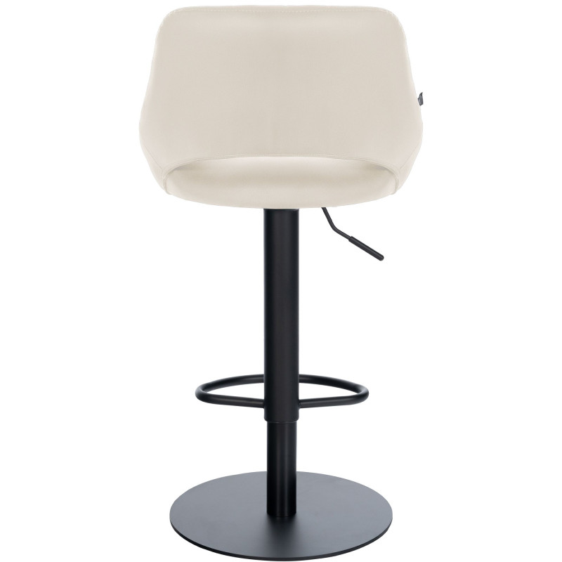 Ensemble de 2 tabourets de bar HD Milet B, similicuir crème