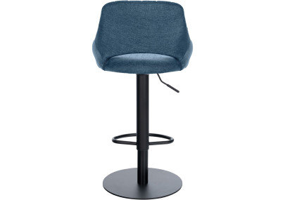 Ensemble de 2 tabourets de bar HD Milet B en tissu bleu