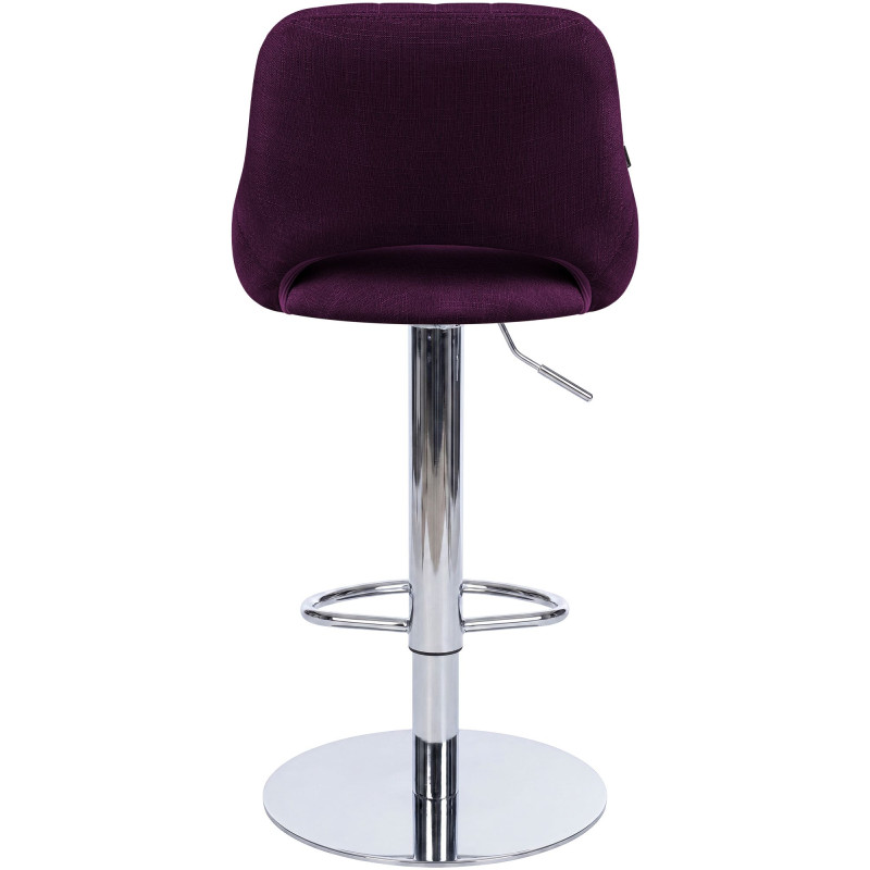 Ensemble de 2 tabourets de bar HD Milet C en tissu violet